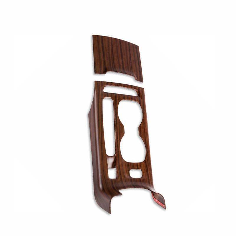 for Buick Envision S 2020-2023 Peach Wood Console Gear Shift Panel Frame Trim