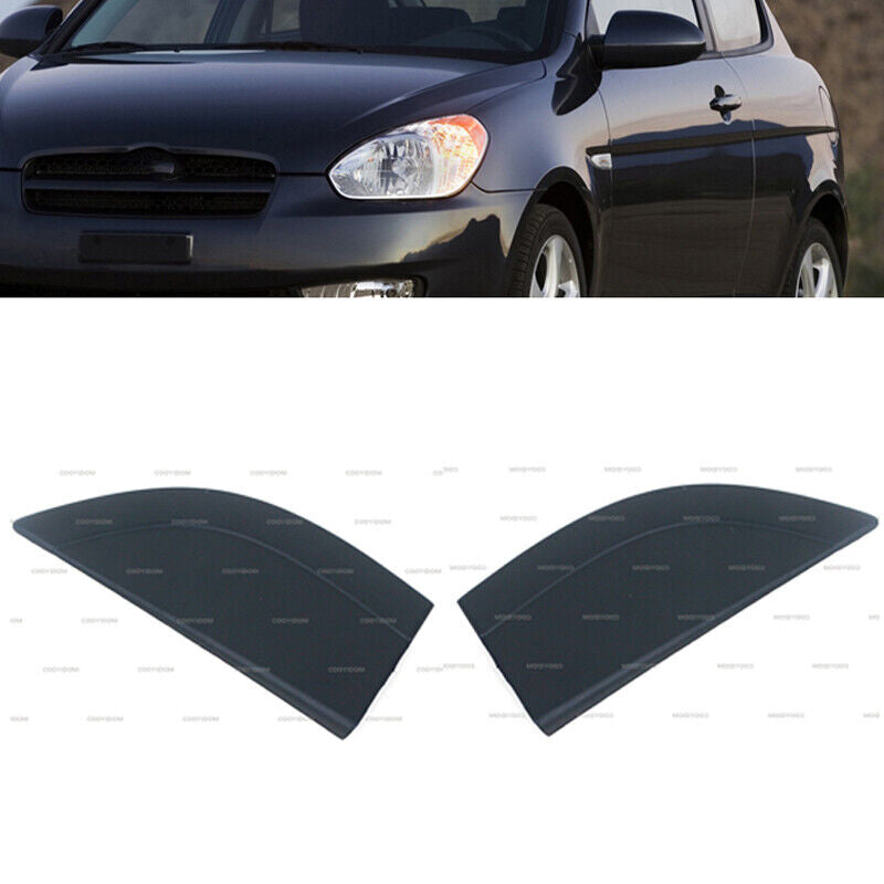 Pair Exterior Rear Door Trim for Hyundai Accent 2006 2007 2008 2009