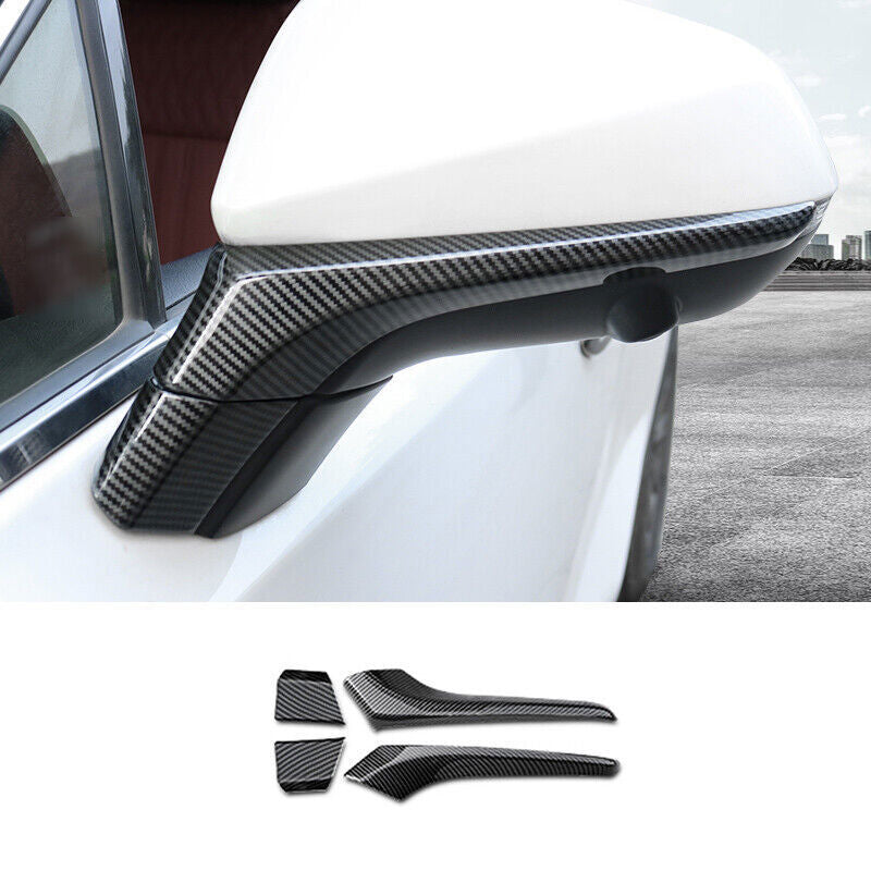 Carbon fiber Side Door Mirror Cover Strips for Lexus NX200t 300 300h 2015-2021