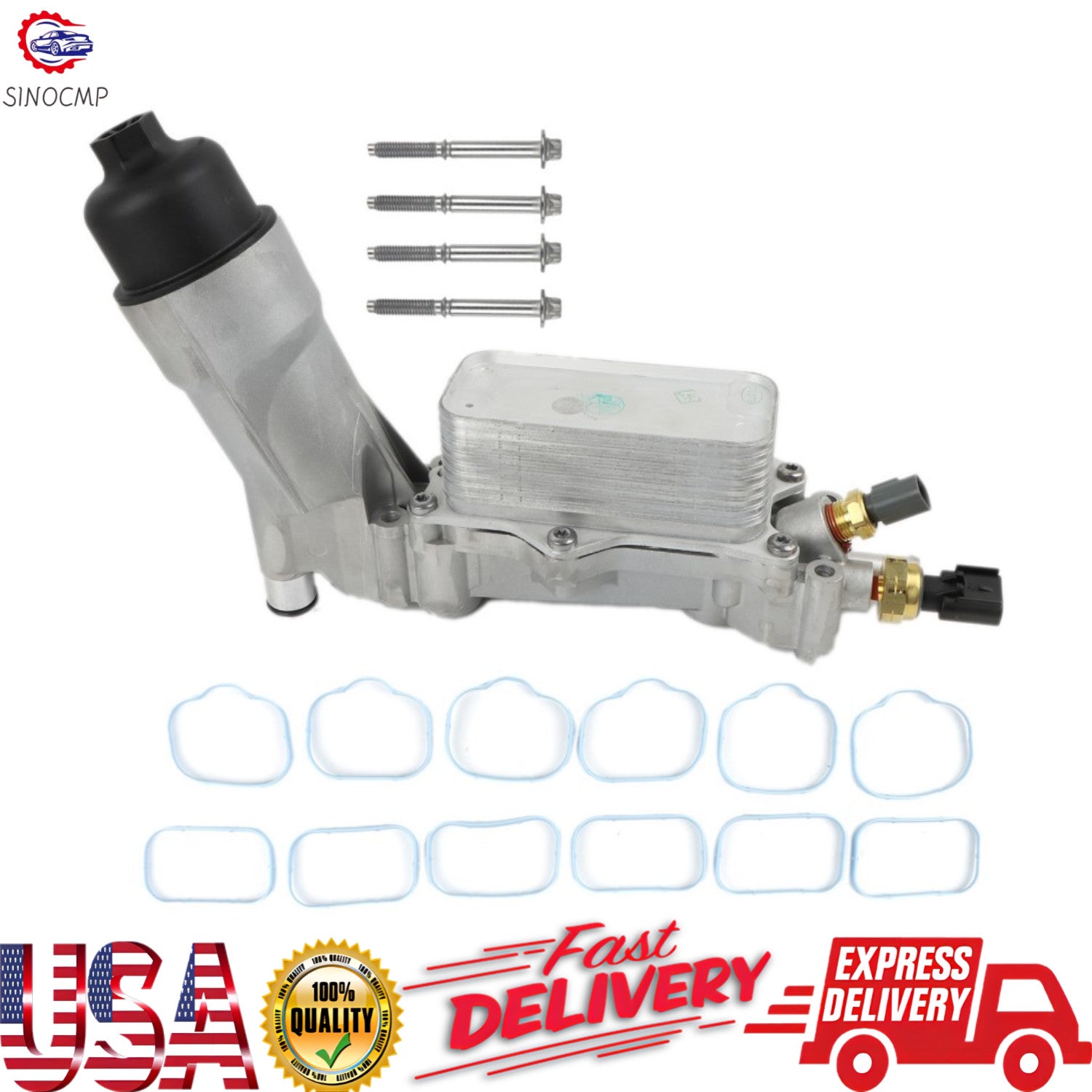 Oil Filter Housing Assembly Compatible with 2011-2013 for Chrysler 200 300 for Dodge US