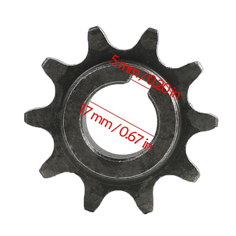 50T, 20T, 10T front and rear sprockets + 420 chain for CT200U for mini bike go-kart all-terrain vehicle