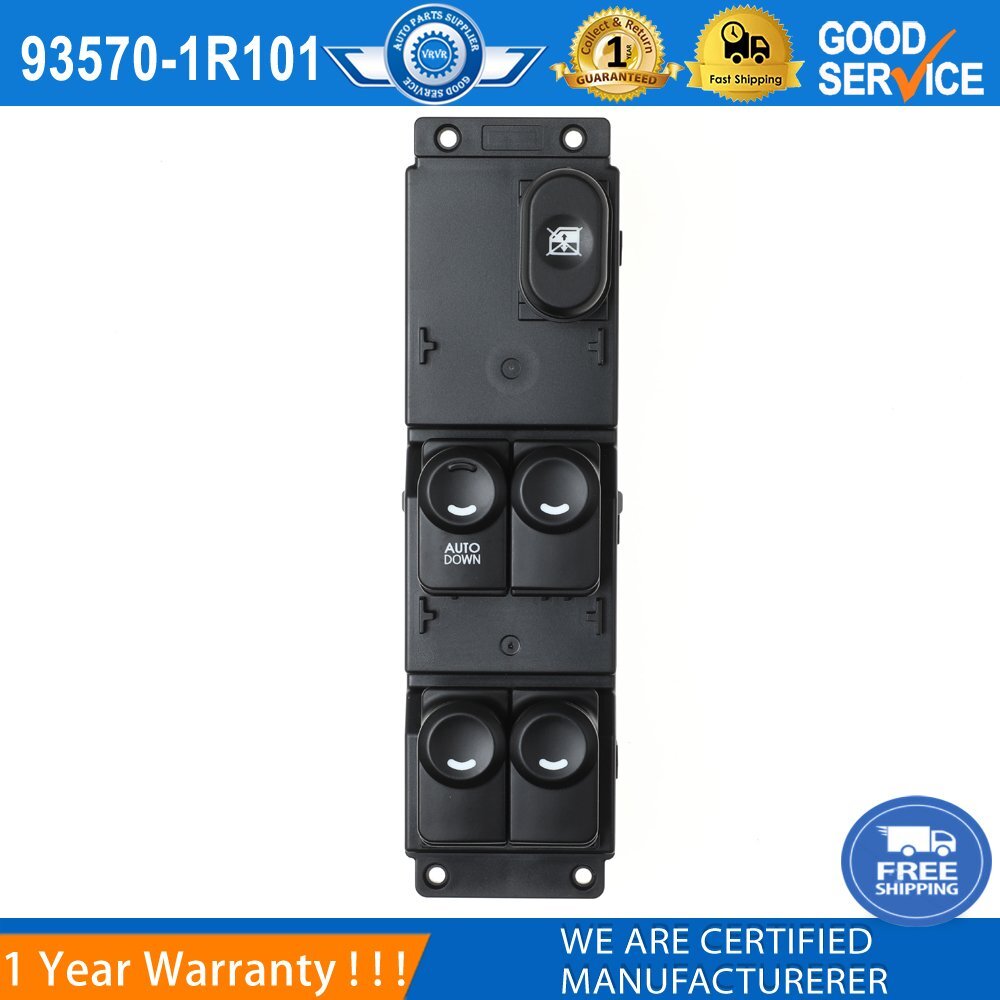 The main power switch is suitable for 2011-2017 for Hyundai Solaris 93570-1R101 models.
