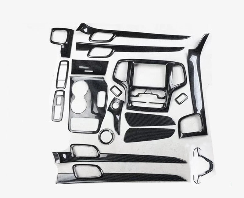 Fit for Jeep Grand Cherokee 2014-2019 ABS Carbon Fiber Interior Kit Cover Trims