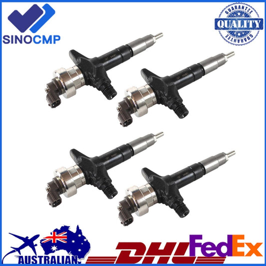 4Pcs 4JJ1 Fuel Injector 095000-6980 8-98011604-1 8980116043 for Isuzu DMAX