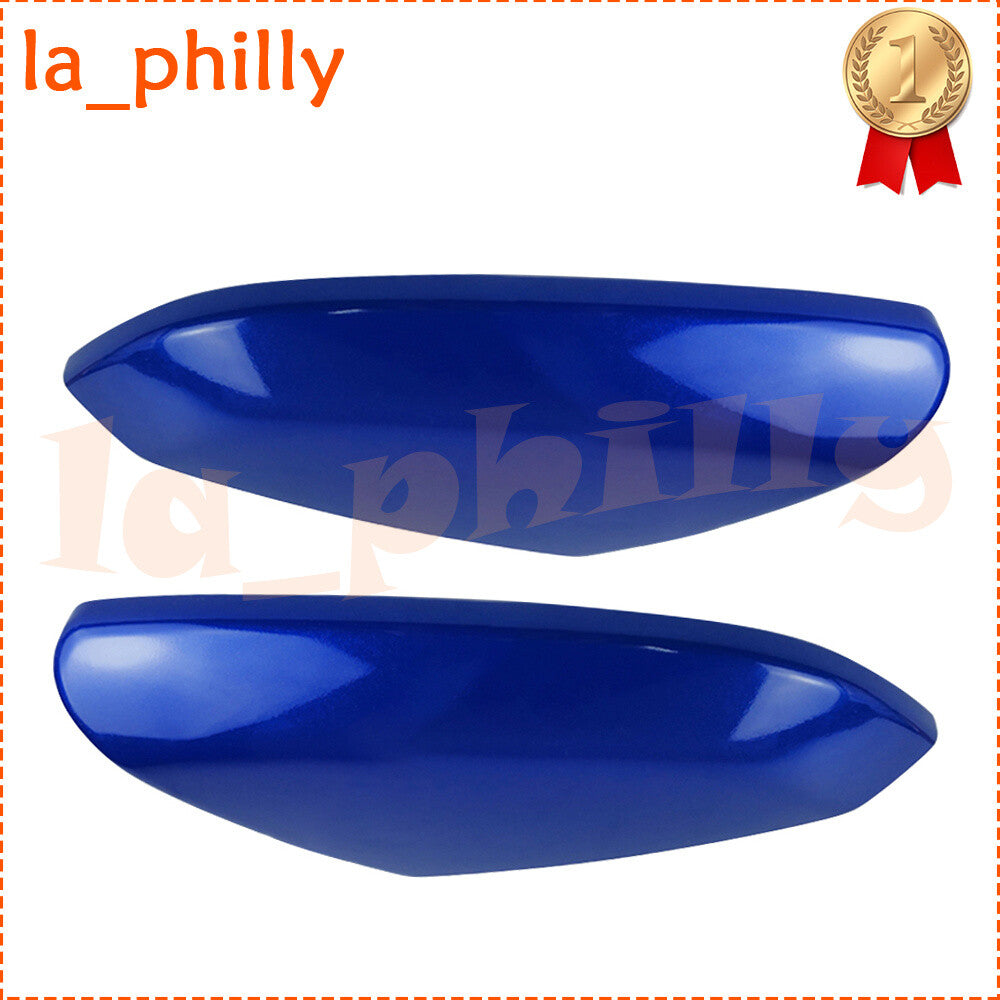Front LHRH Side Mirror Cover Trim Cap Plastic Fit for Honda for Civic 2016-20 Blue