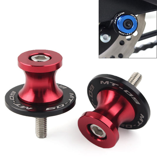 6MM CNC Schwingenspulen Slider f¨¹r for YAMAHA MT-09 FZ09 2013-2022 Motorrad Rot