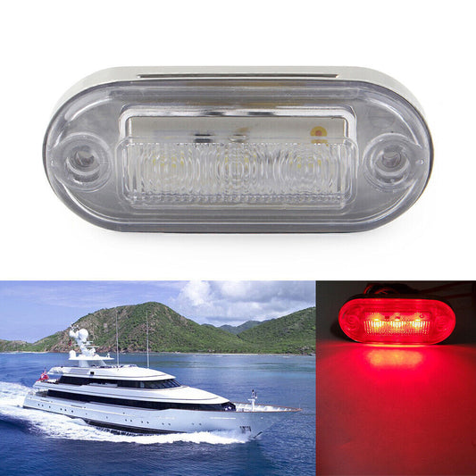 12V 3 SMD Car LED Signal Light Lamp Red Indicator Fit for Truck Trailer RV Boat