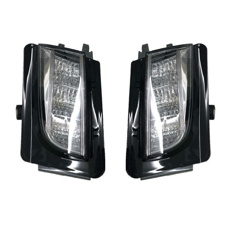 Pair Front Fog Lamp Daytime Running Lights for Cadillac ATSL 2013 2014 2015-2019