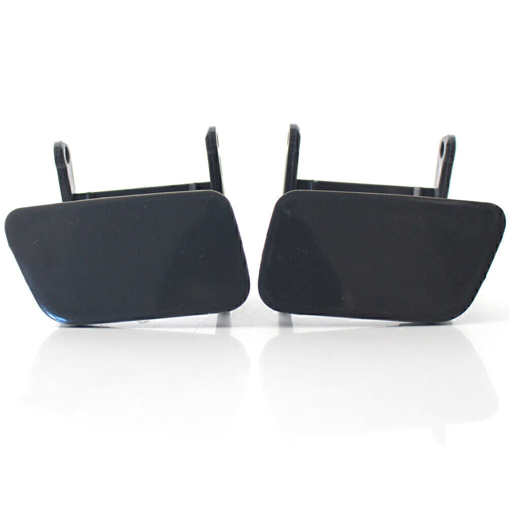 Bumper Headlight Headlamp Washer Cap Cover for BMW E60 5 Series 2004-2010 Pair