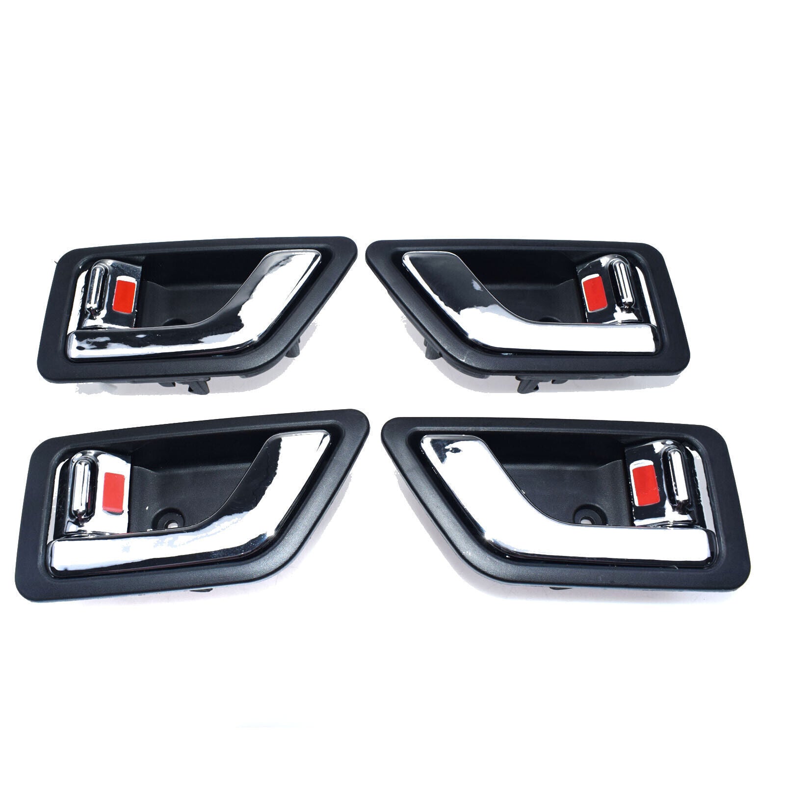 for Hyundai Getz Click 02-11 Left Right 4Pcs Interior Inside Door Handle Chrome