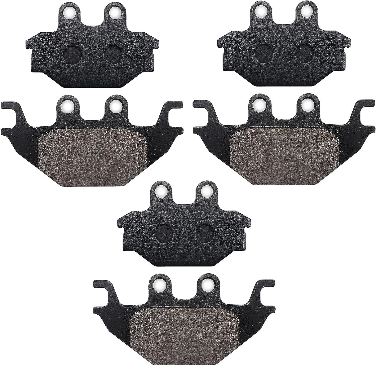 Front and Rear Semi-Metallic Brake Pads for CAN AM CAN-AM DS250 for DS 250 2007-2014