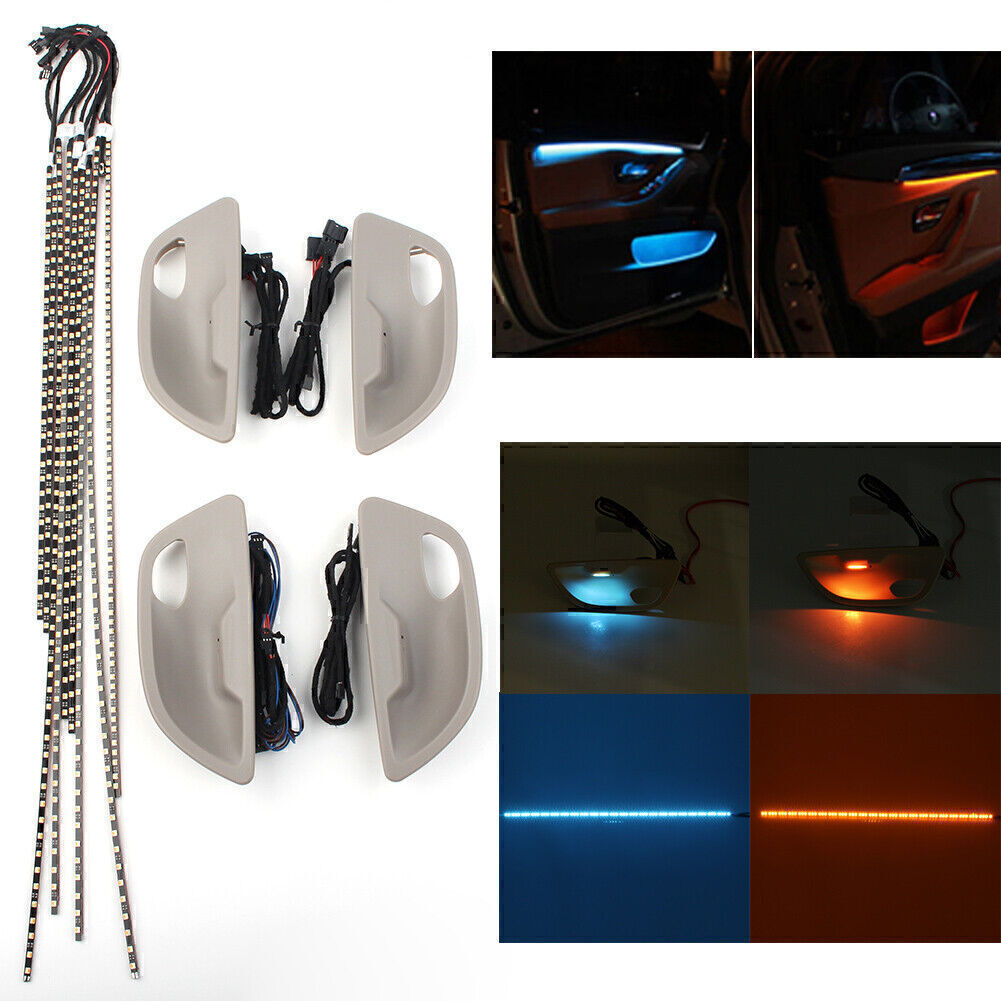 Interior Led Ambient Door Light Stripes Dual Color for BMW 5 Series F10/ F11
