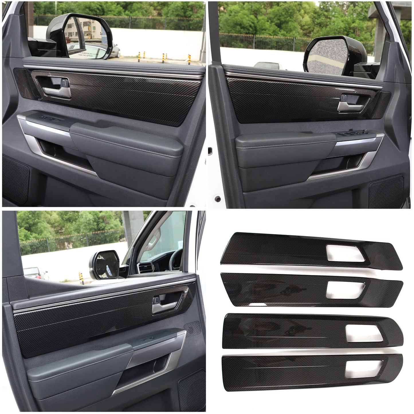 Alloy black steering wheel button trim for Land Rover LR for Range Rover Vogue 13-17