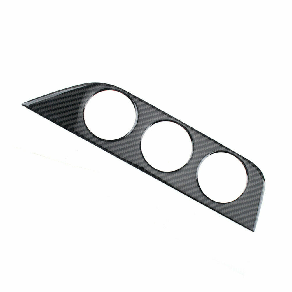 Carbon Fiber AC Switch Panel Trim Cover Fit for Toyota for Corolla 2014-18
