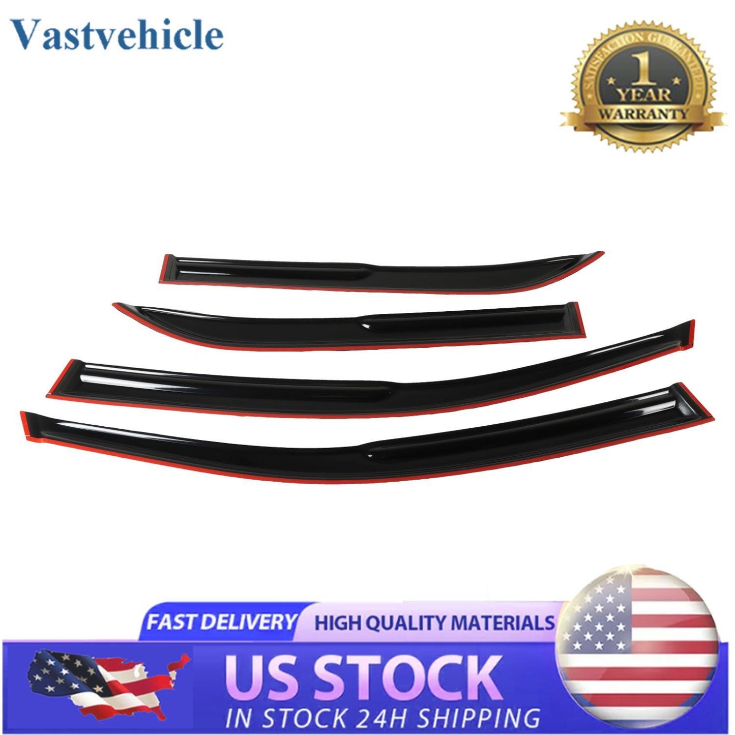 4PCS Window Visors for Toyota for Corolla 2009-2013