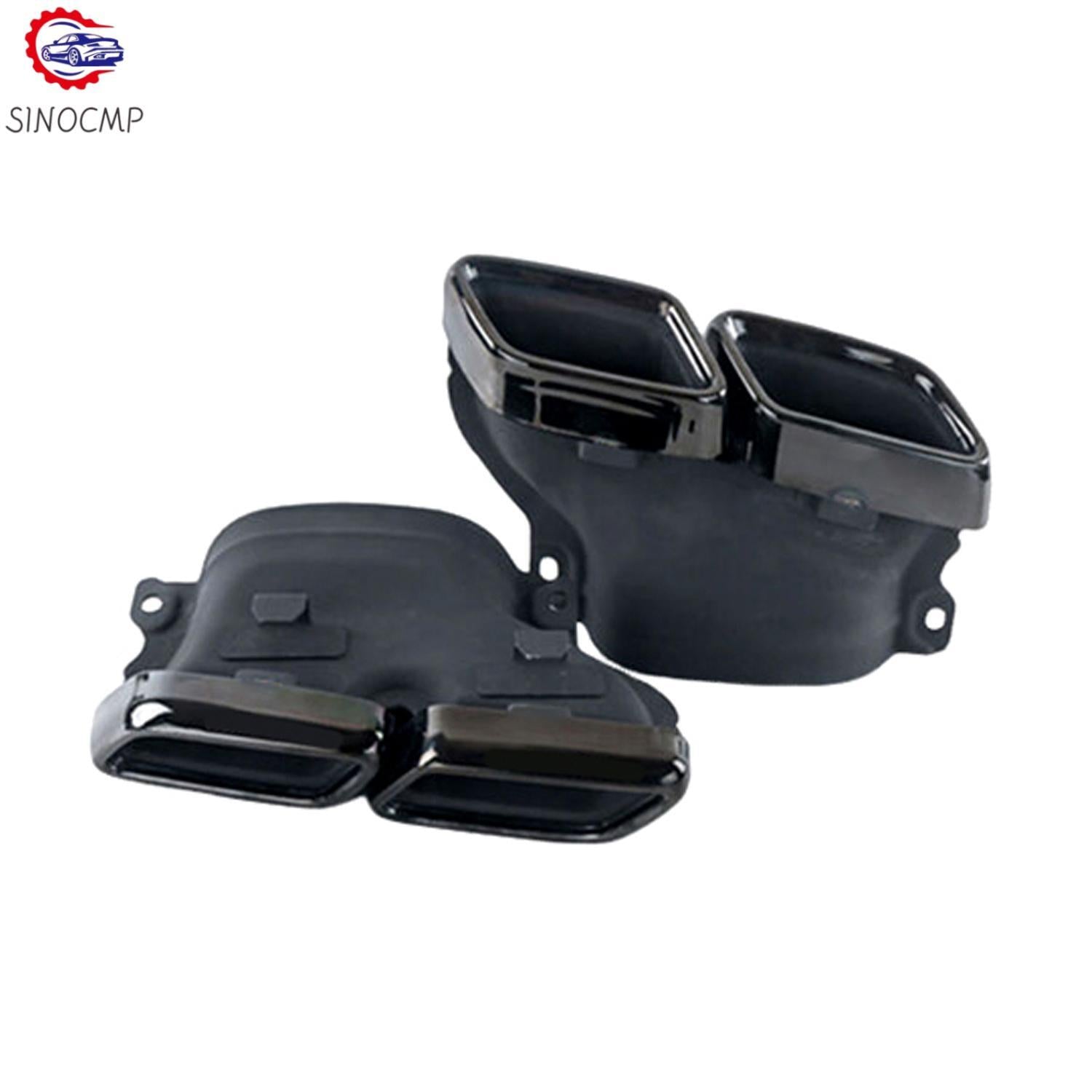 Car Exhaust Muffler Pipe Tips Tailpipe for Mercedes-Benz W205 GLS C CLASS C180
