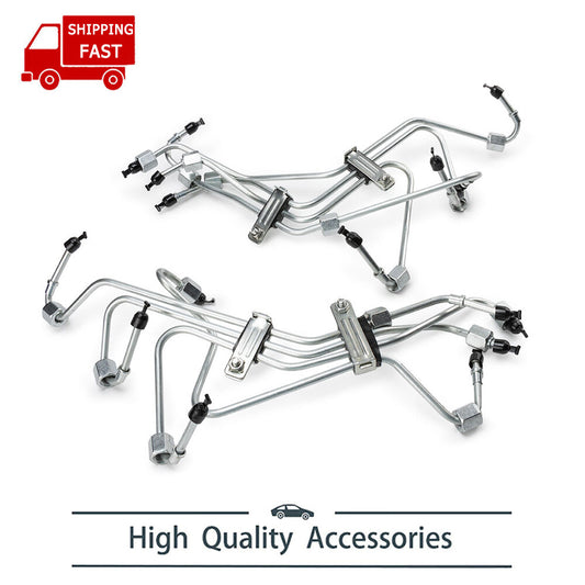 Set of 8 Fuel Injection Lines for Ford 6.9L 7.3L IDI Diesel 1983-1994 US