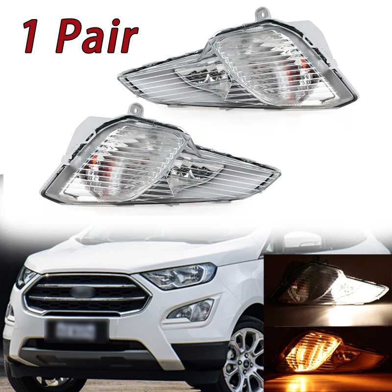 For 2018-2022 for Ford EcoSport Bumper Fog Lights Parking Signal Lamps Left + Right