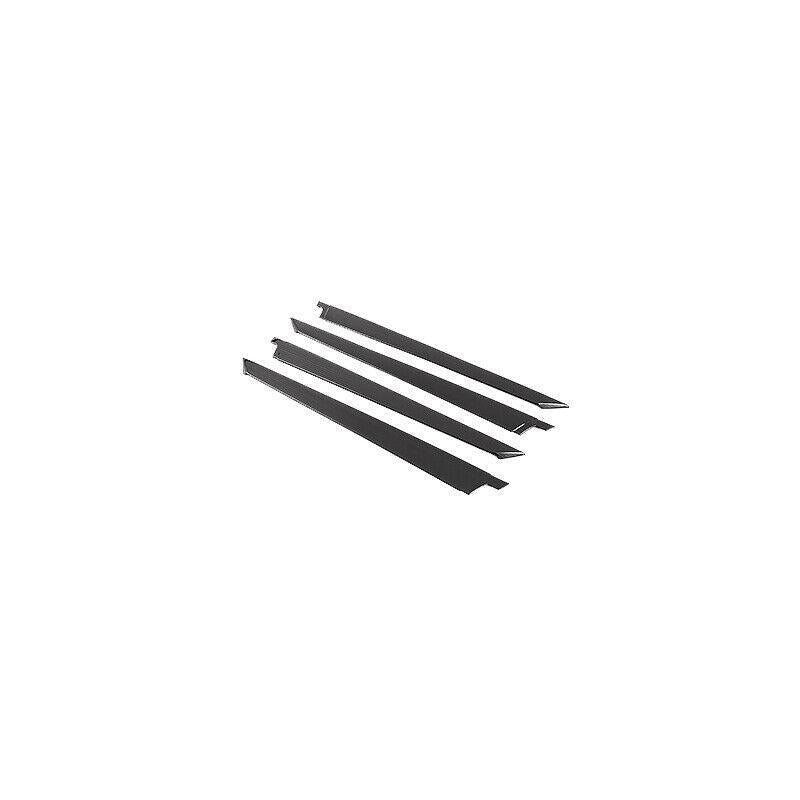 Fit for Honda Accord 2018-2019 2020 Black Steel Inner Door Panel Cover Trim 4PCS