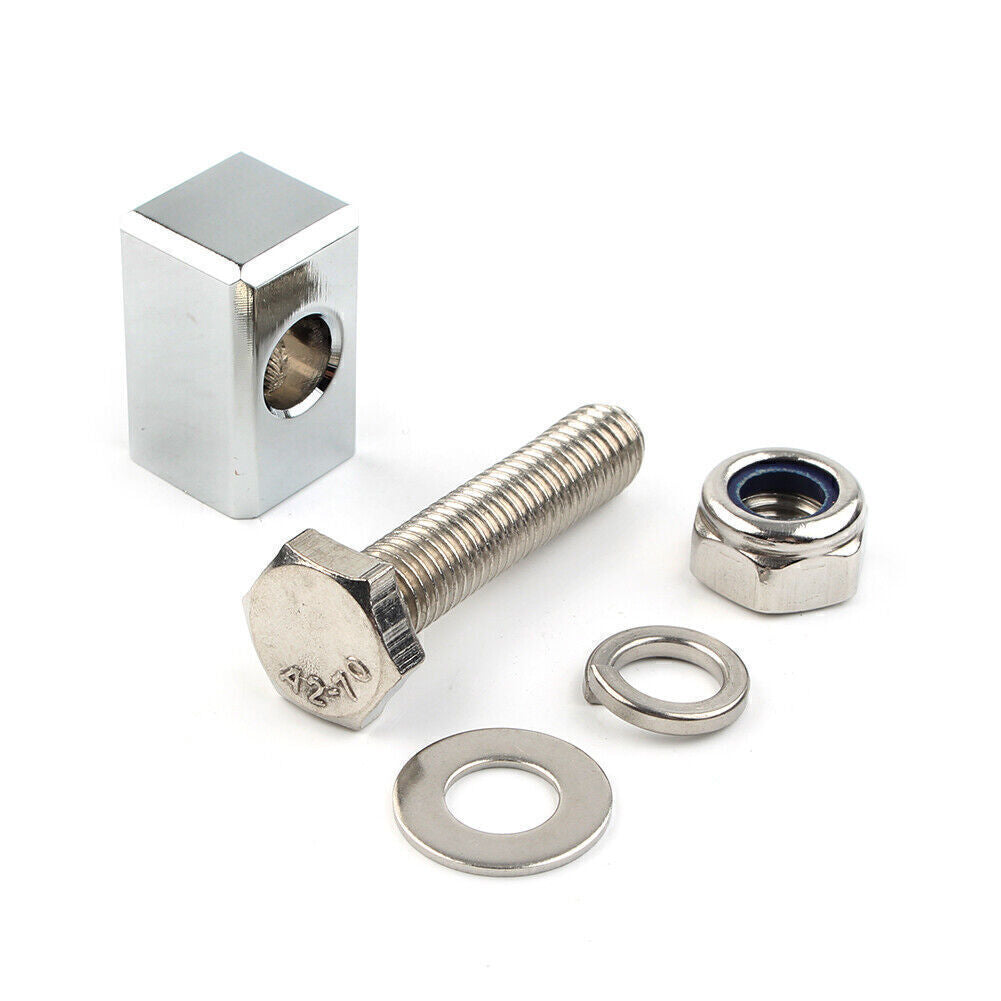 Headlight Mounting Block Kit for Harley Headlight Custom Headlight Mount Chrome