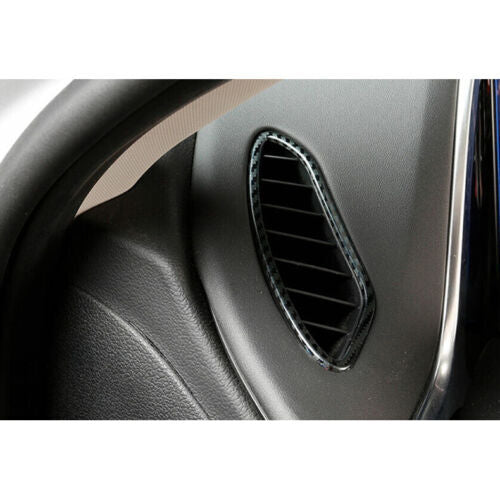 for Hyundai Sonata 2020-2023 Carbon Look Dashboard Upper Air Outlet Vent Frames