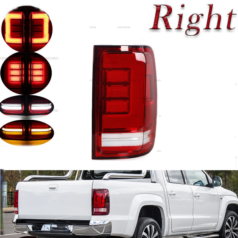 Suitable for Volkswagen Amarok V6 2009 - 20 LED taillights, brake lights, and turn signals.