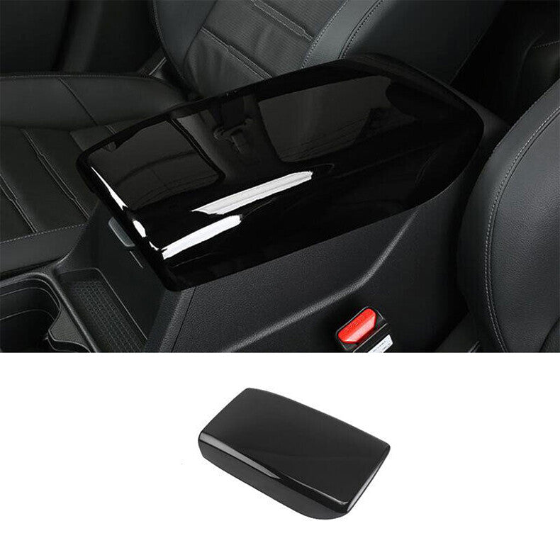 for Honda CR-V 2023-2024 Glossy Black Central Armrest Box Decor Panel Trim Cover
