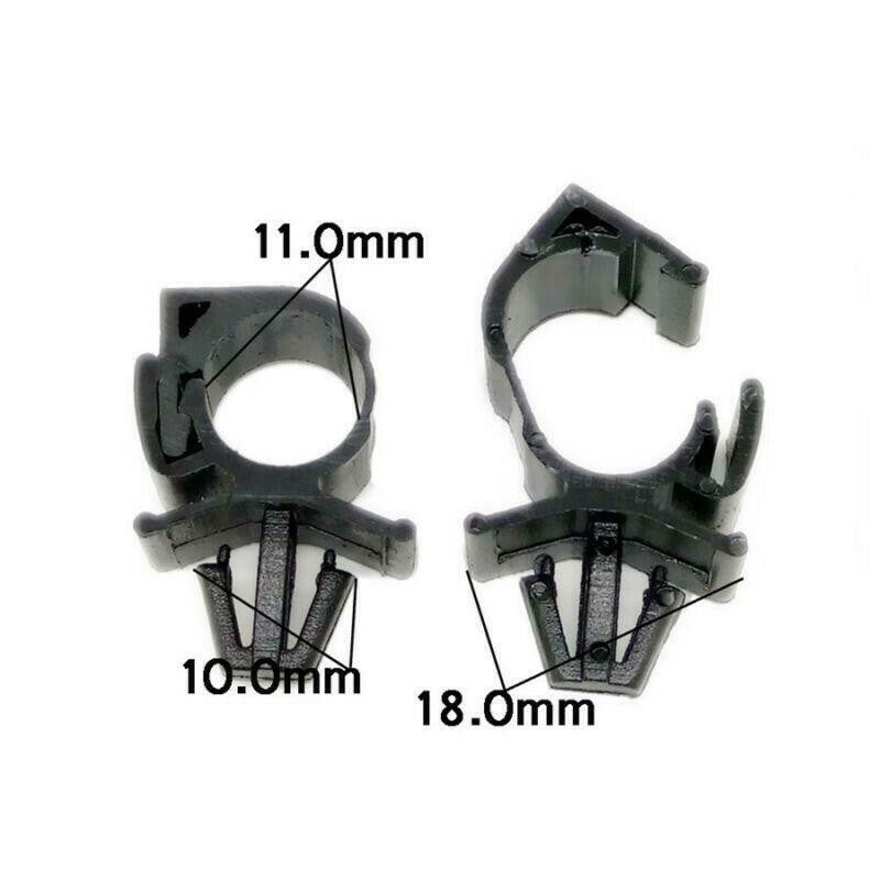 100pcs Car Wiring Harness Fastener Auto Wire Cable Fixed-Clip Tie Wrap Clamp Kit