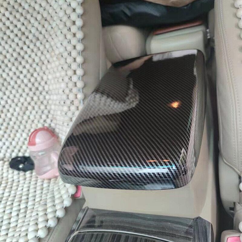 Carbon Fiber Central Console Storage Box Cover for Toyota Highlander 2008-2013