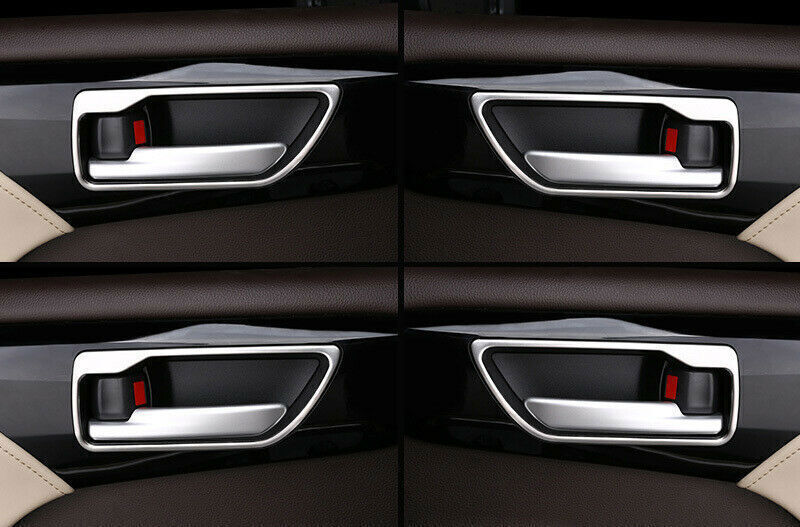 for Toyota Highlander 20-22 Silver Titanium Inner Door Handle Bowl Cover Trim 4P