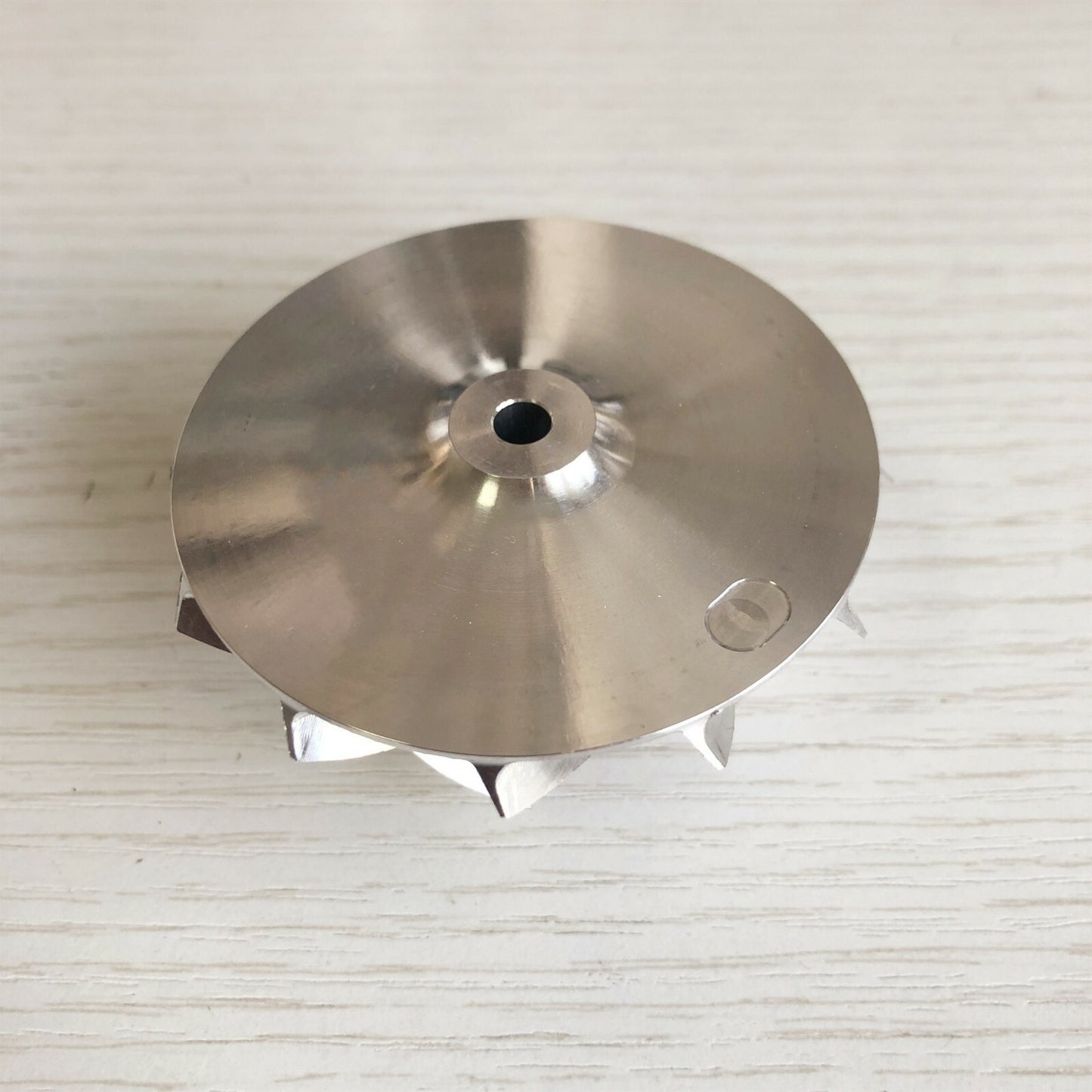 GT15-25 47.56/61.98 mm 6+6 Blade Overback: 2.67 Turbine Press Compressor Wheel