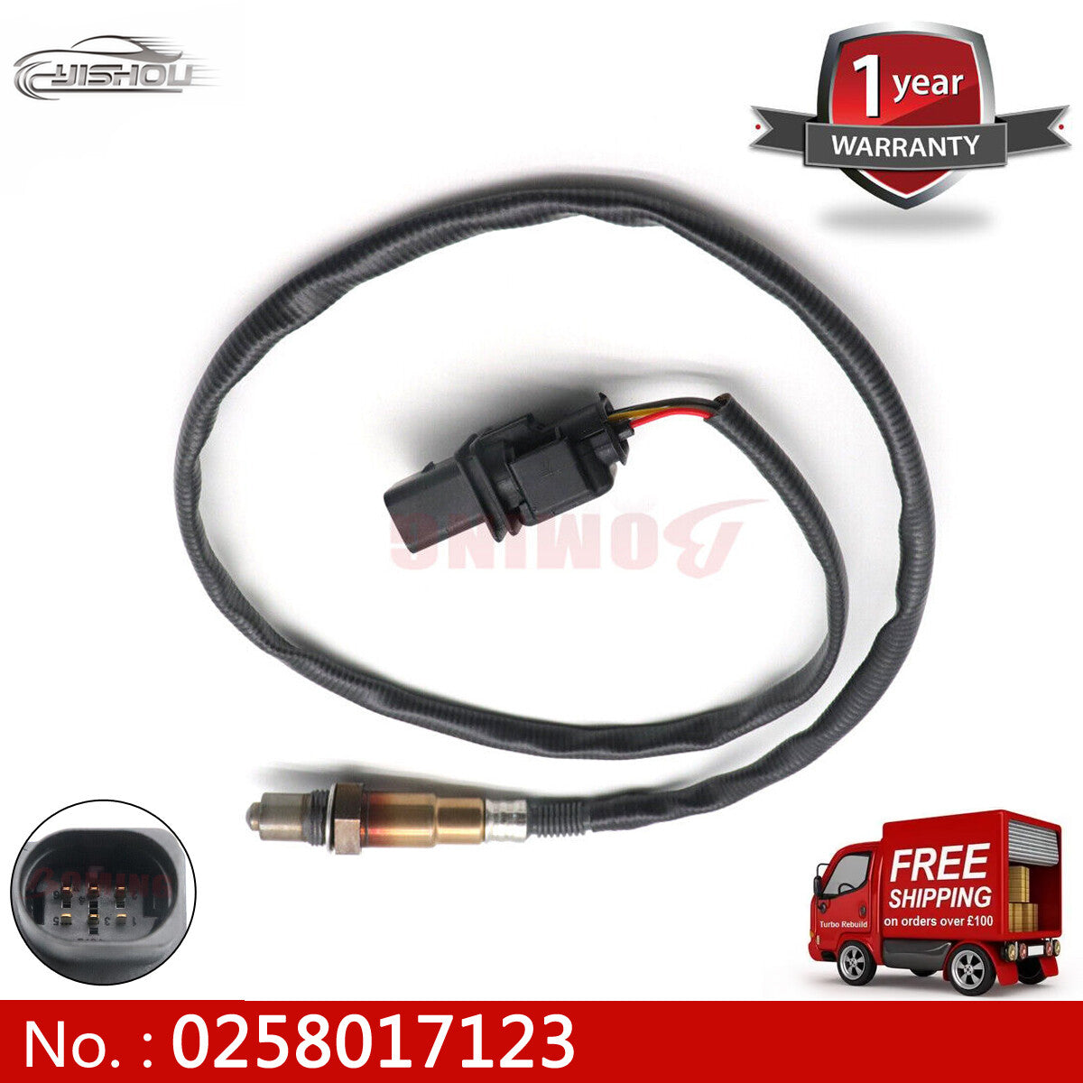 0258017123 Oxygen sensor for Opel , Horton, Commodore, for Chevrolet Captiva - new