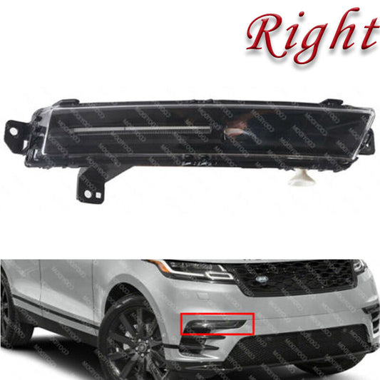 Right Front Bumper Black Fog Lamp Fit For 2018-2020 for Range Rover Velar