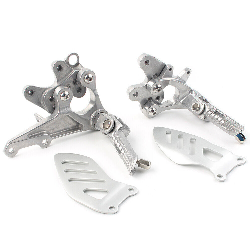 Front Rider Foot Pegs Footrest Bracket Fit for SUZUKI GSXR 1000 2009 2010 2011