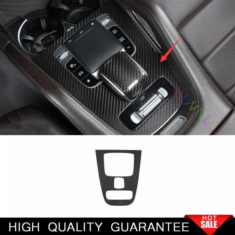 for Benz GLE GLS 2020-22 Dry Carbon Fiber Central Console Gear Shift Panel Trim