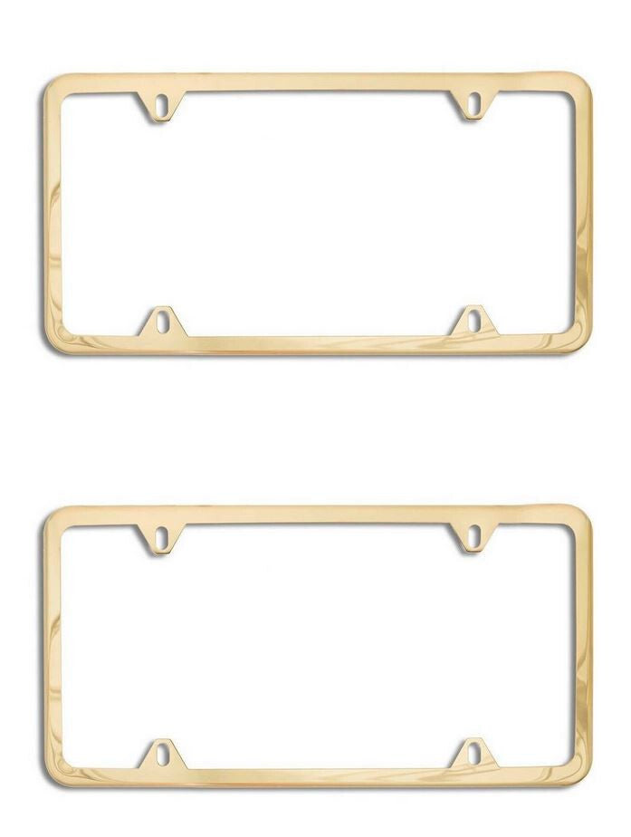 Car license plate frame cover cap trunk gold plating suitable for Genesis