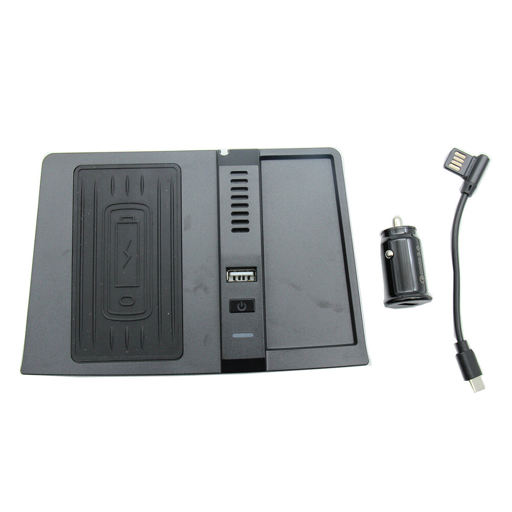 Wireless Car Charger Phone Fast Charging Pad LHD Fit for Subaru Forester 2019-2022