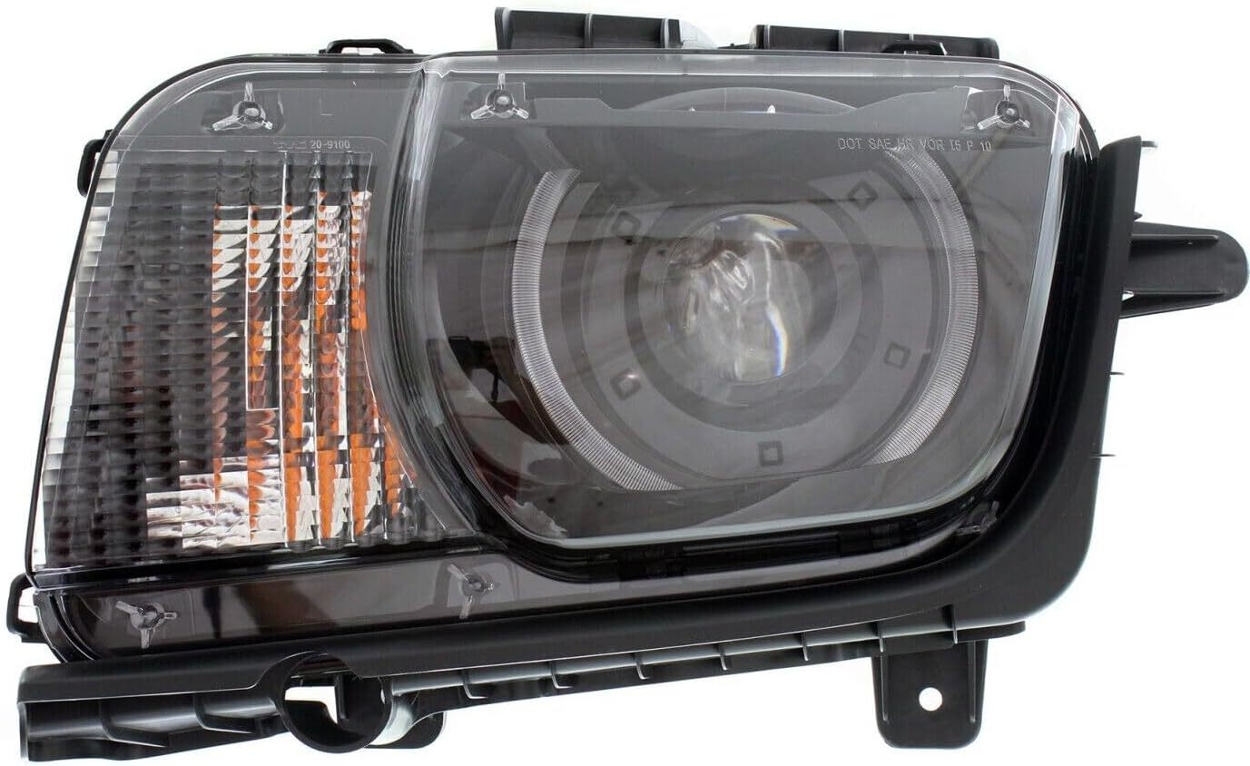 Driver Side HID Headlight For 2010-2013 for Chevy Camaro LS SS LT 2012-15 Camaro ZL1