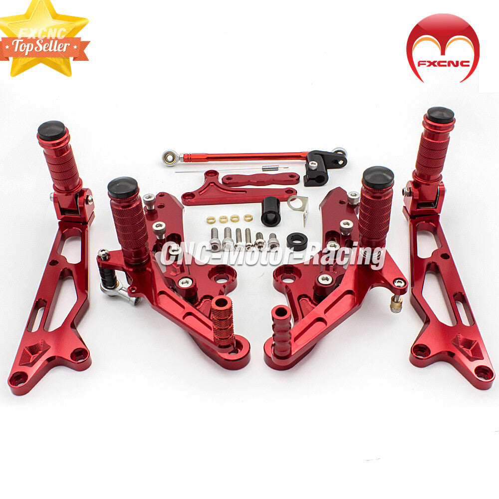 for Honda MSX125 Grom 2017 - 2020 2021, red adjustable rear wheel spikes.