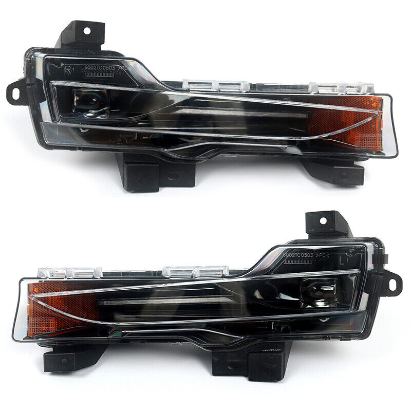 LHRH Fog Light Lamp Led DRL Up-Level Set For 2017-2023 for Tesla Model 3 Y