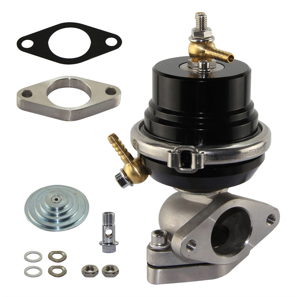 35MM/38MM Adjustable Turbo Charger Manifold 8 PSI External Wastegate Kit SS304