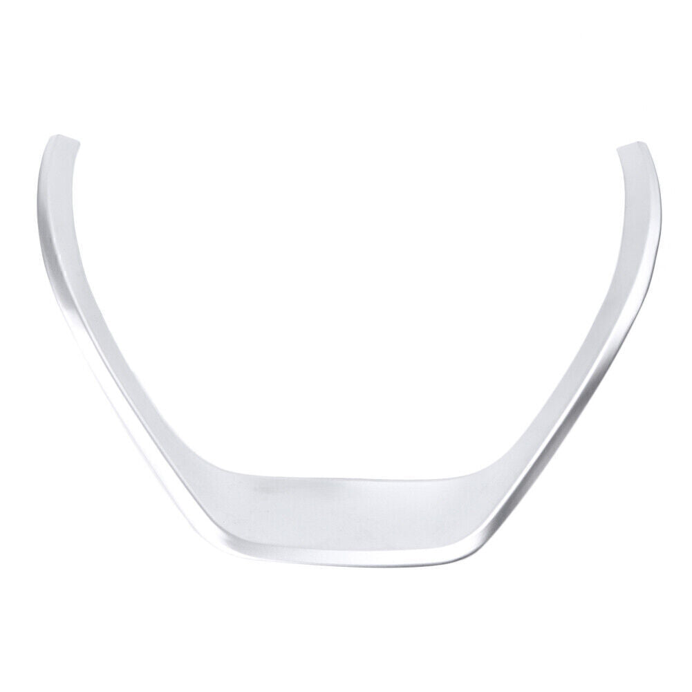 for BMW 1 3 Series 2013-2015 2014 ABS Glossy Chrome Steering Wheel Cover Trim