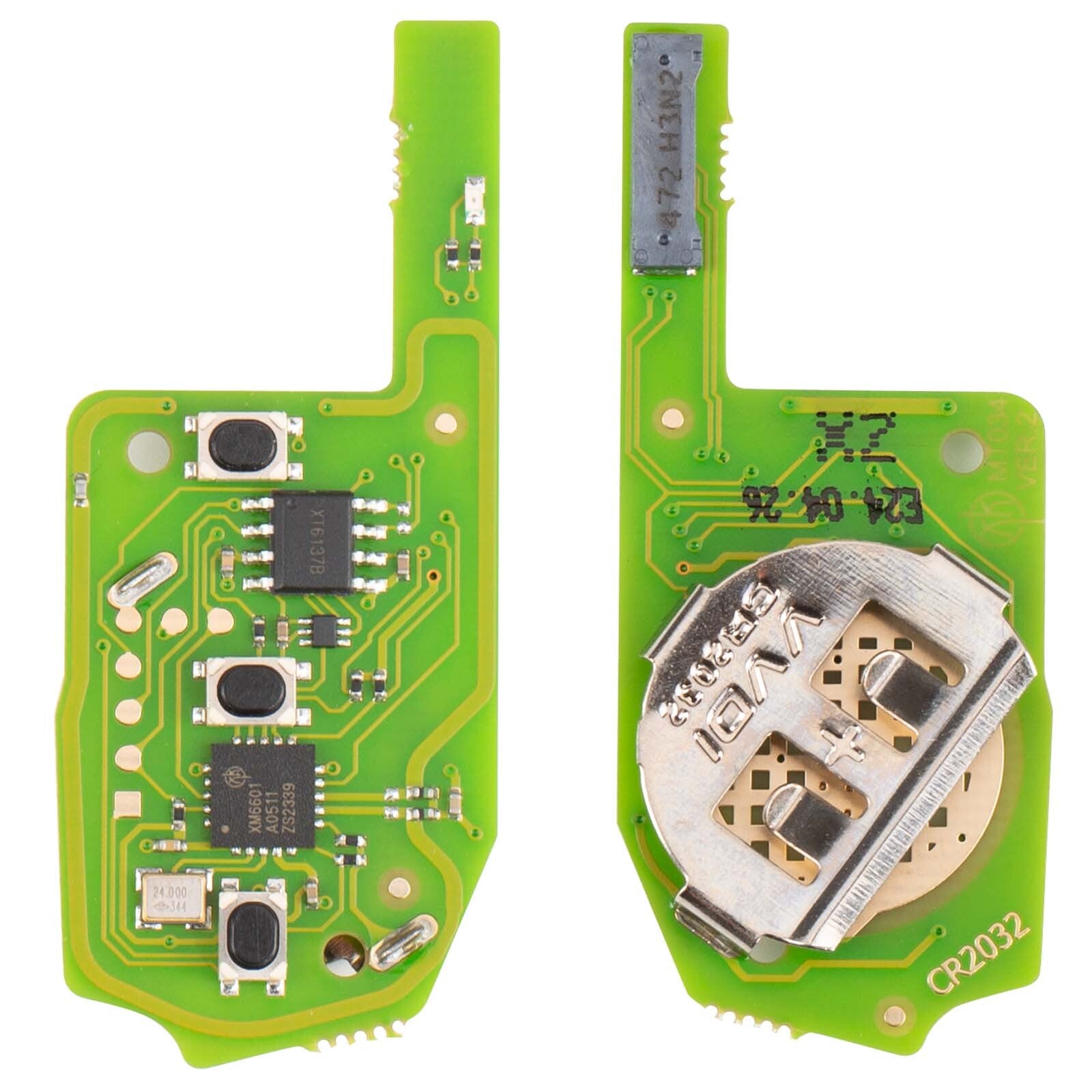 5x XZVGM1EN 3 Buttons MQB48 Folding for Smart Key PCB Exclusively for V.W
