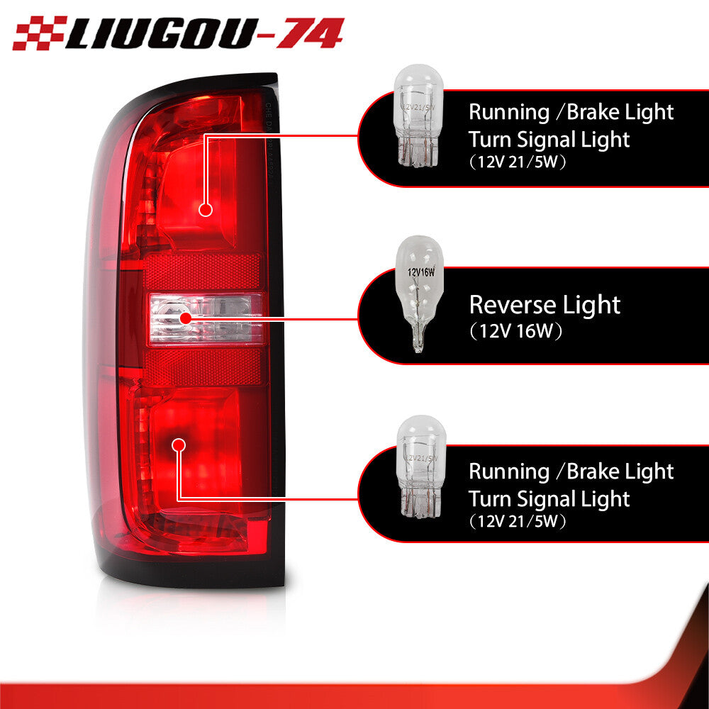 new taillights (approximately 2 pieces) suitable for 2015-2018 for Chevrolet Colorado models.