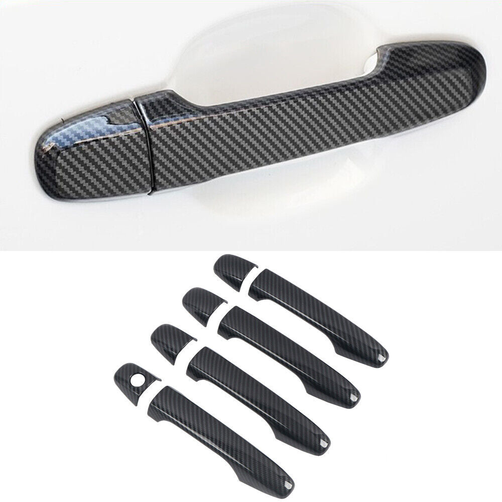 for Subaru WRX STi 2015-2021 Carbon Fiber Outdoor Car Door Handle Cover Trim