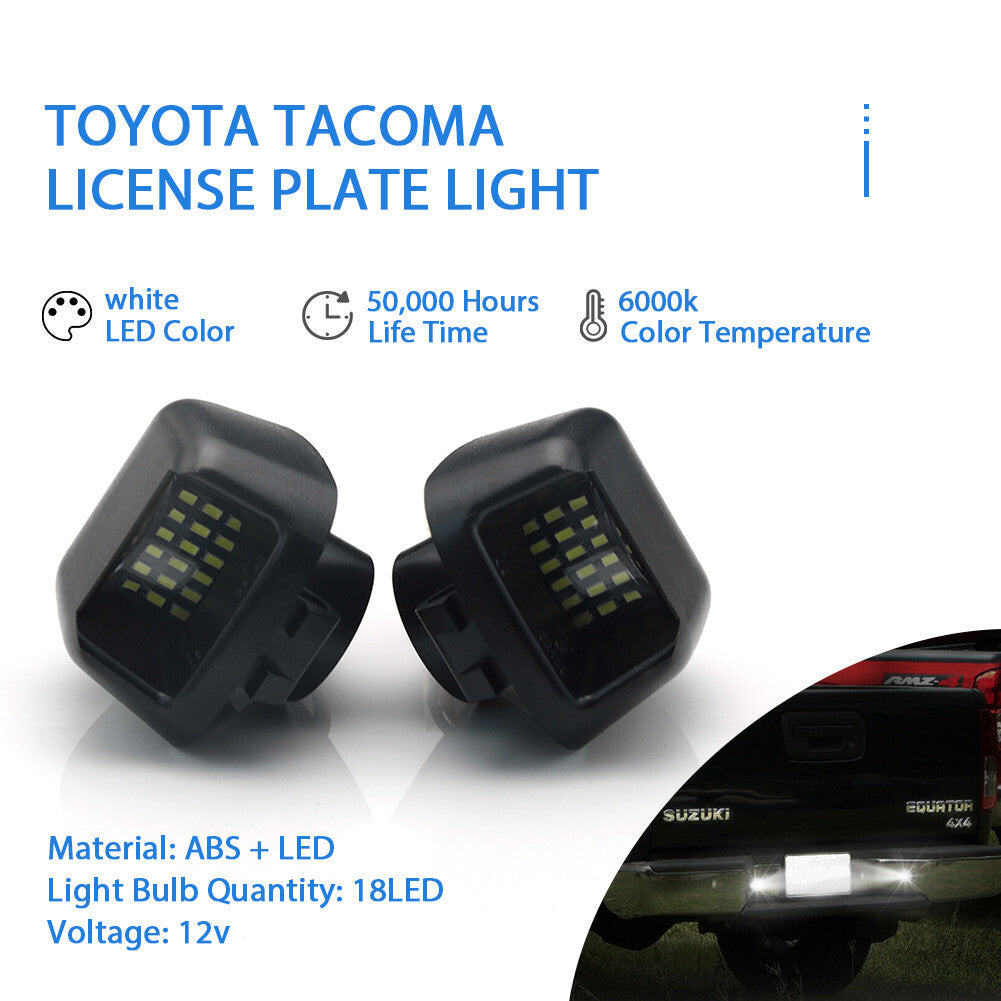 2X LED Number License Plate Light Lamps for Suzuki Equator 2009-2012 6000k US