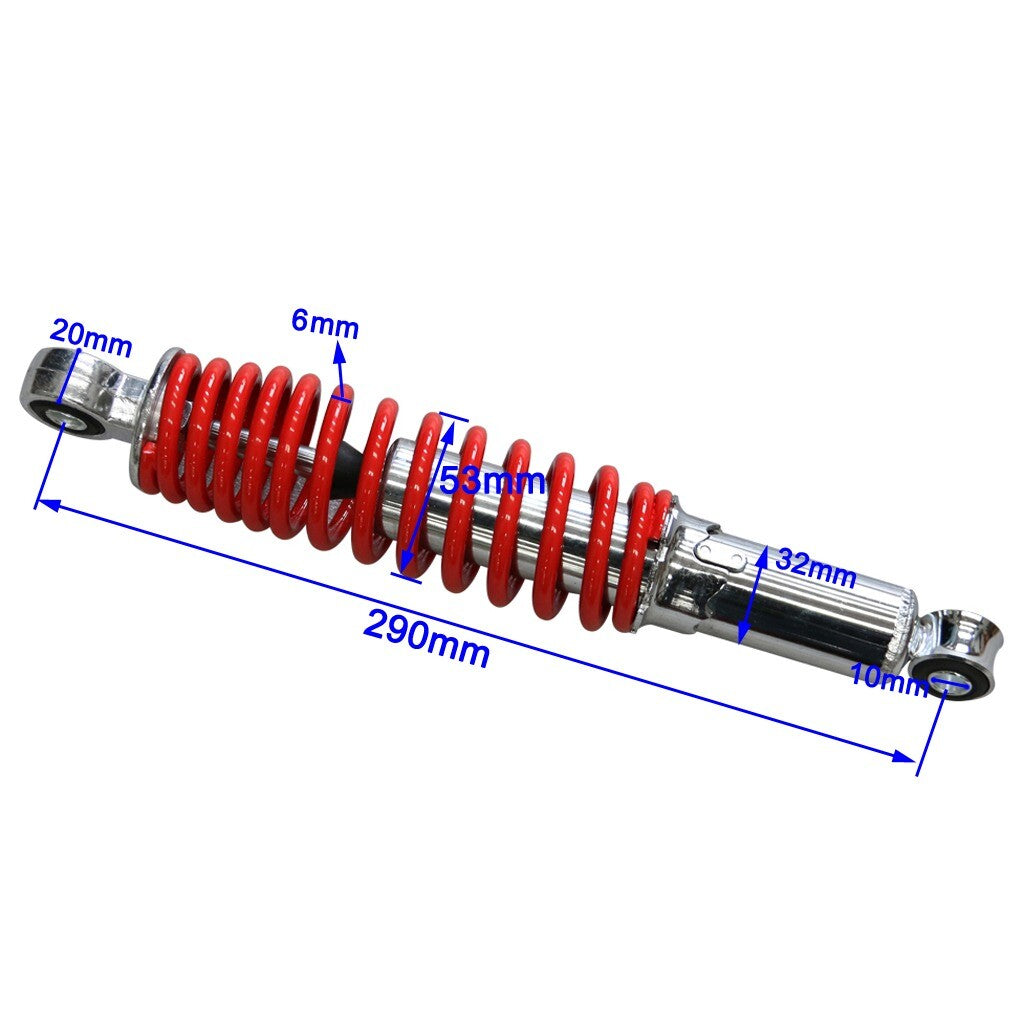 290mm 11.5-inch front shock absorber, all-terrain vehicle, go-kart, four-wheel off-road vehicle, 70cc, 110cc, 125cc, 150cc