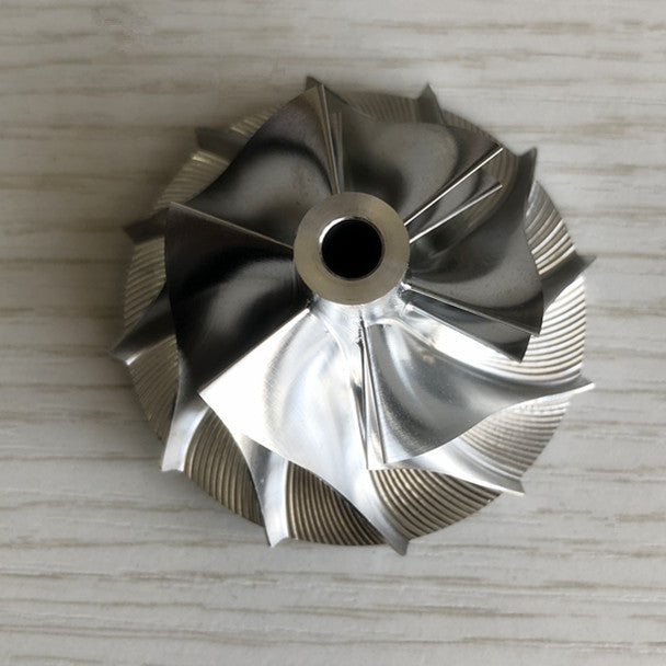 RHFV4 6+6 insert 35.62/51.00 mm milling/aluminum 2618/billet compressor wheel