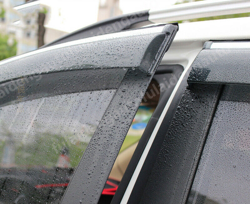 Window Visor Rain Guard Deflector Vent Sun Shade for Hyundai Santa Fe 2019-2021