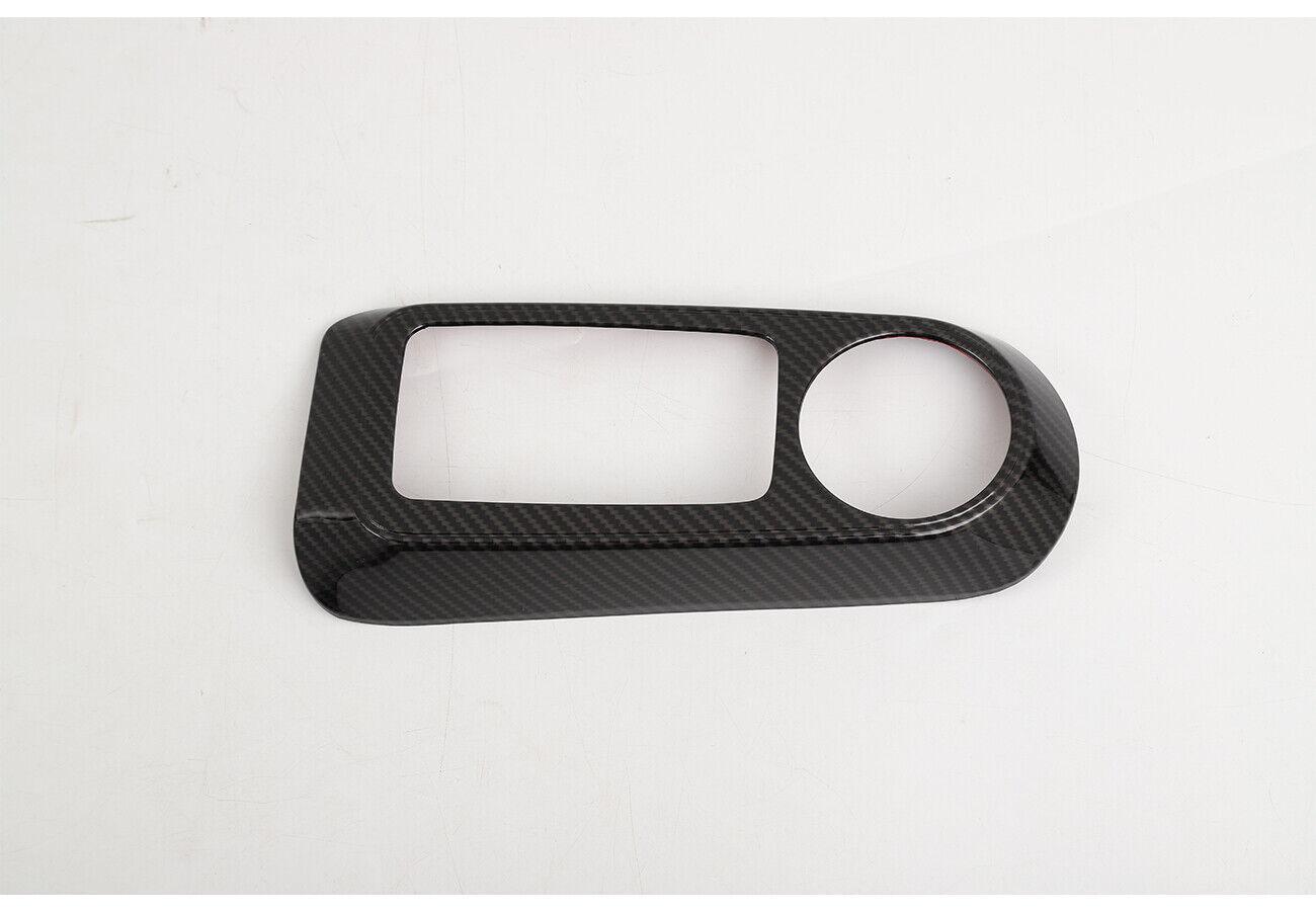 2021-2023 for Ford Bronco Gearbox Gear Shift Panel Cover Trim Carbon Fiber ABS